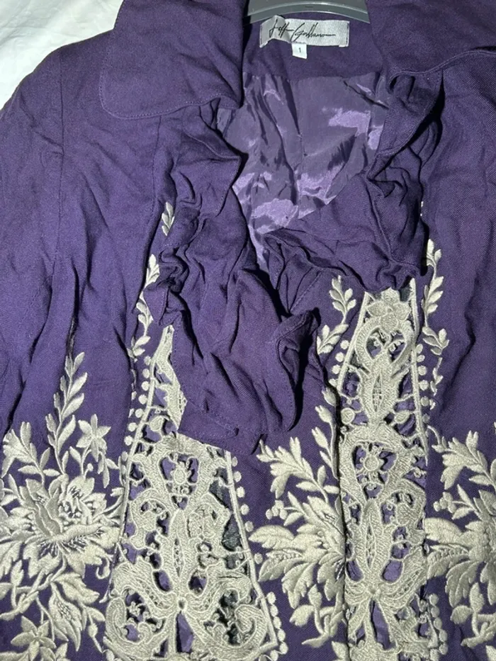 Blazer jeff gallano vintage en viscose - photo numéro 8