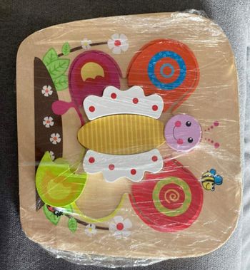 Puzzle papillon bois