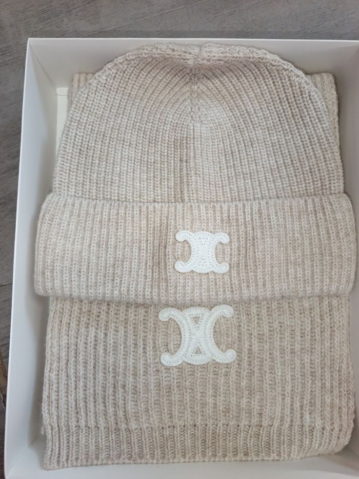 Coffret Céline bonnet + écharpe - photo numéro 2