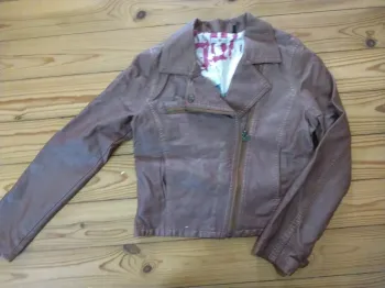 Veste cuir IKKS 10 ans