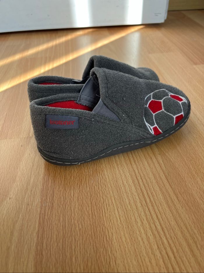 Chaussons Isotoner gris foot - photo numéro 3