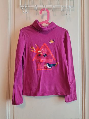 Sous Pull violet DPAM taille 10 ans