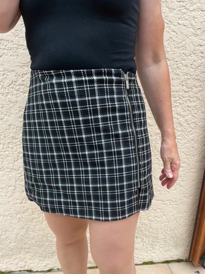 Jupe courte écolière zara