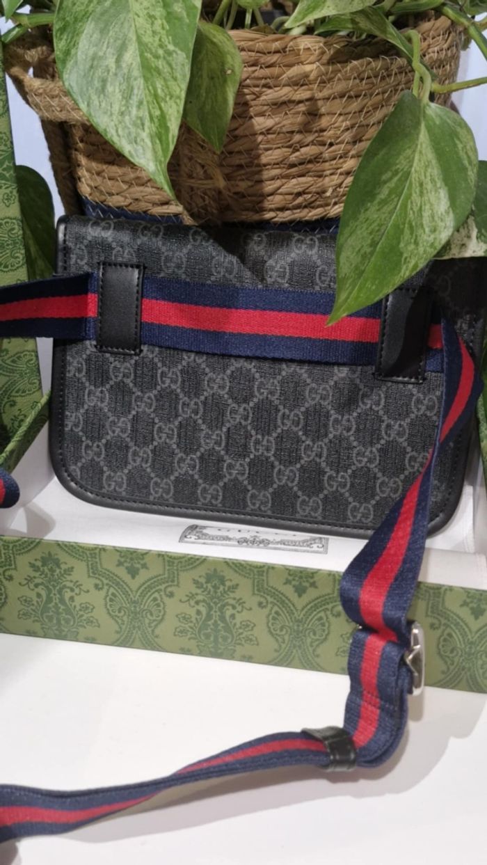 Sacoche à bandoulière Gucci Grise - photo numéro 4