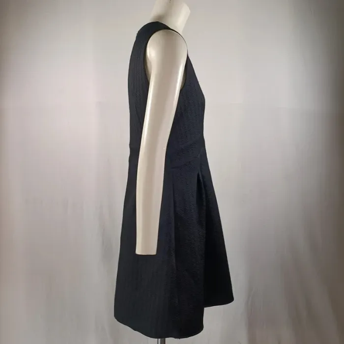 Robe noire Comptoir des Cotonniers texturée taille 38 A077 - photo numéro 4