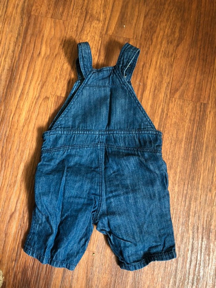 Salopette short bleu - photo numéro 2