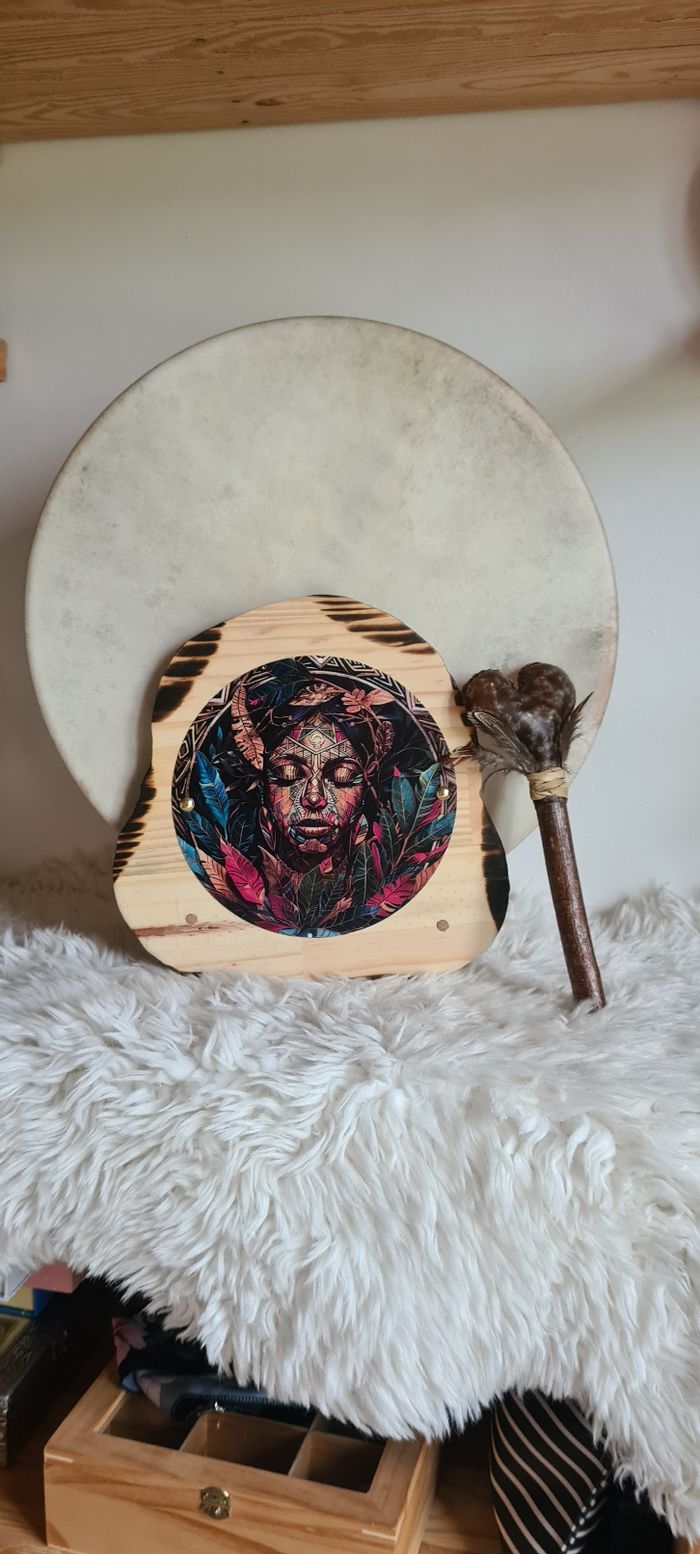 Support tambour chamanique