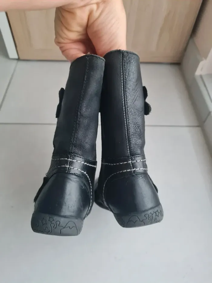 Bottines fille cuir - photo numéro 3