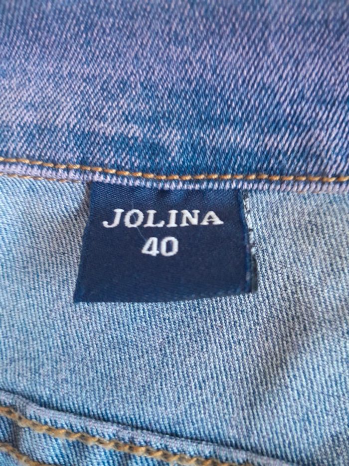 Très belle veste en jean Jolina très bon état taille 40 - photo numéro 3