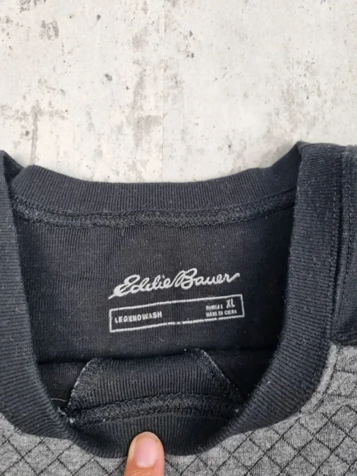 Sweat Eddie Bauer gris/noir – Taille XL Hommes - photo numéro 6