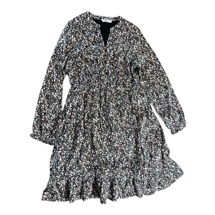 Eden et Victor Robe doublée fleurie Taille 10 ans