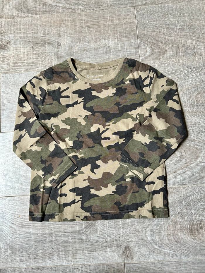 Tshirt manches longues camouflage - photo numéro 2
