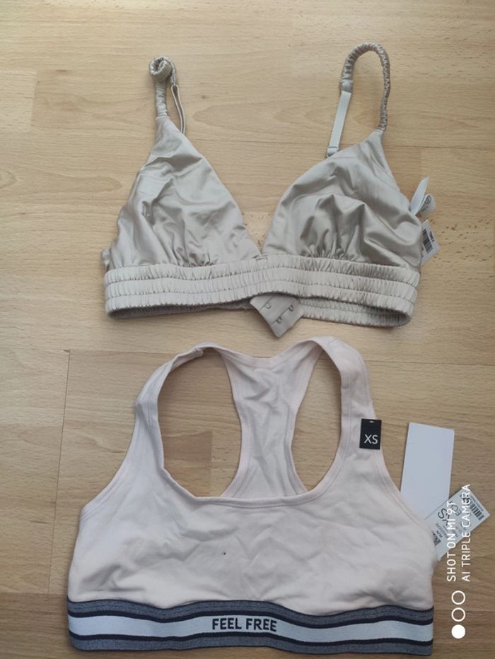 Lot soutien gorge brassière XS
