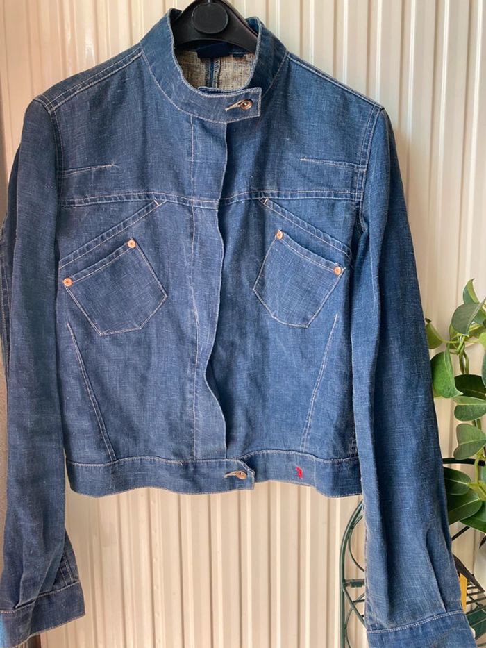 Blouson jean aérien