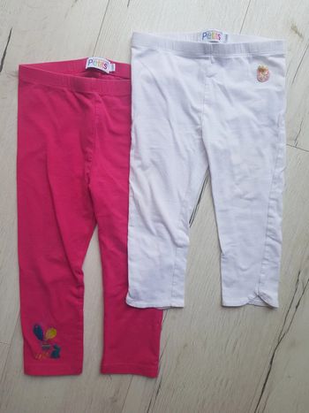 Lot de 2 leggings fille 24 mois la compagnie des petits