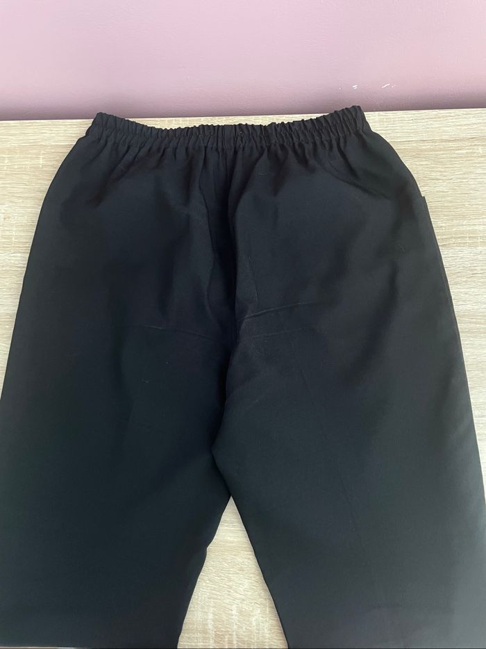 Pantalon noir en toile - photo numéro 3