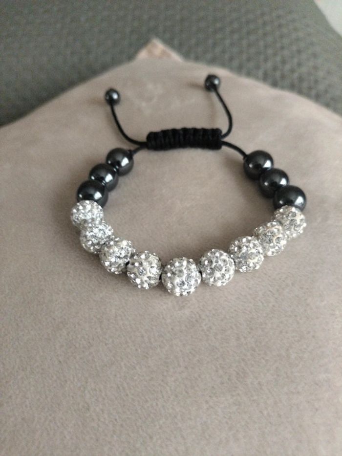 Bracelet strass neuf ajustable - photo numéro 2
