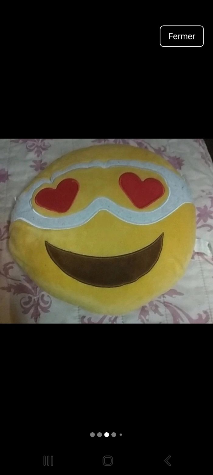 Coussin smiley - photo numéro 6