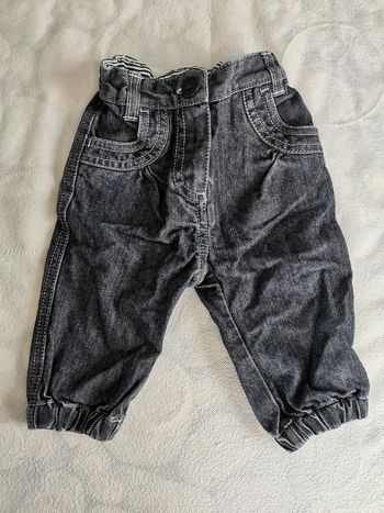 Jean bleu brut petit bateau 6mois