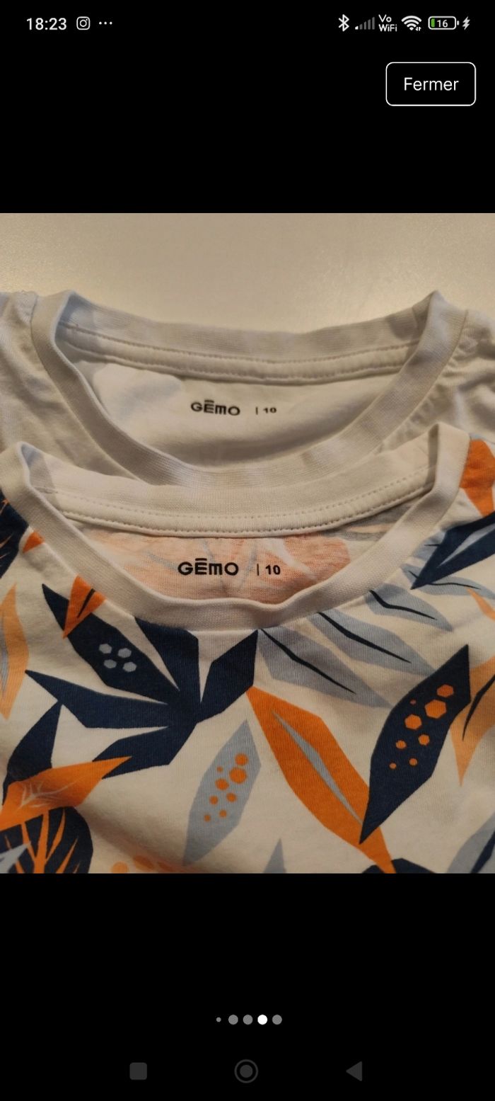 Lot ensemble été garçon 9 10 ans - photo numéro 7