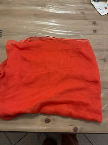 Foulard corail la halle pailletée