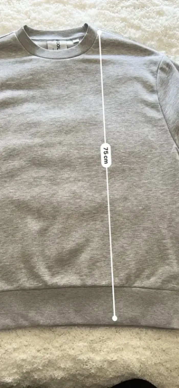 Pull Collusion – ASOS – Gris – Taille L – Oversize tendance - photo numéro 7