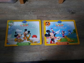 Lot de 2 livres - La maison de Mickey