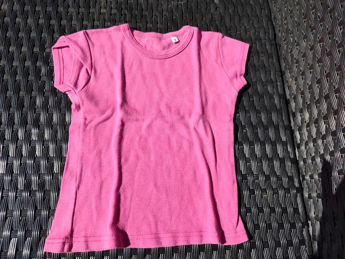 T-shirt uni rose