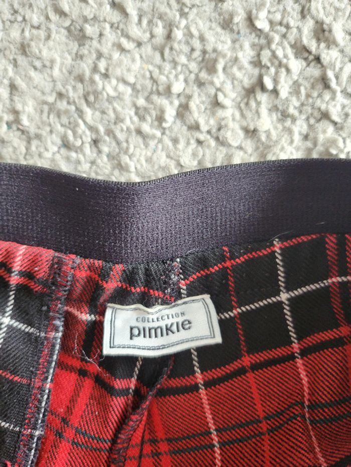 Pantalon a carreaux rouge et noir Taille 36 - photo numéro 5