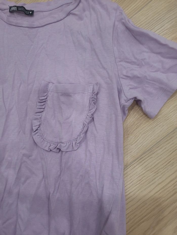 T shirt lila - photo numéro 2