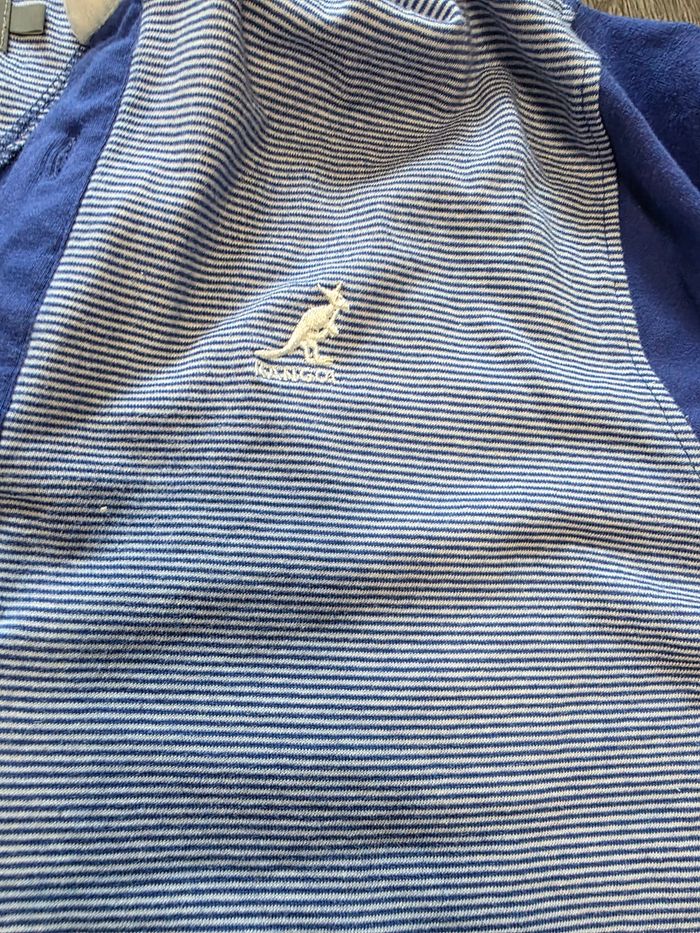 Polo bleu kangol très bon état taille M - photo numéro 3