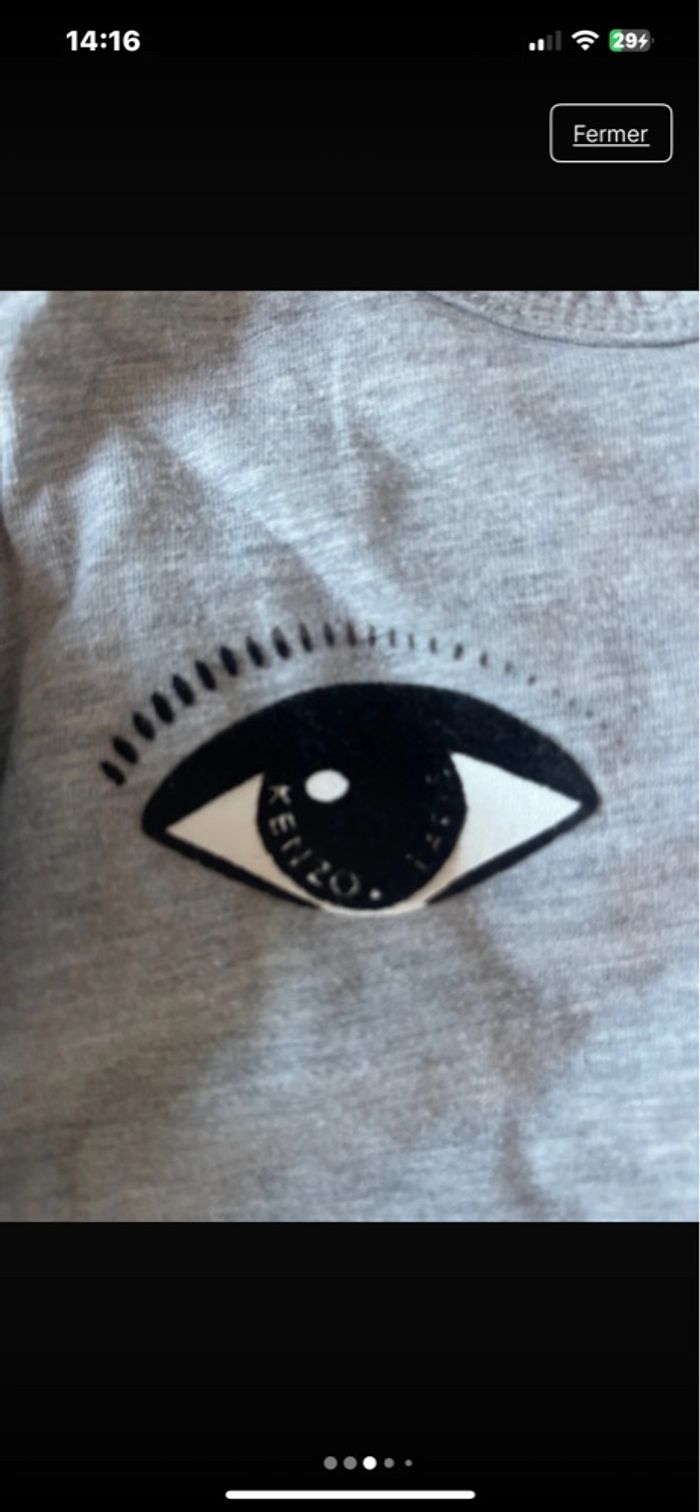 Pull kenzo baby neuf mixte 6 mois - photo numéro 6