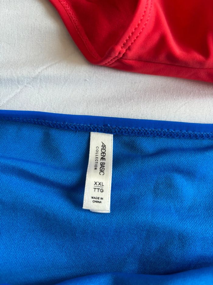 Lot 2 bas de maillot de bain Ardene rouge et bleu taille XXL/44 neuf - photo numéro 6