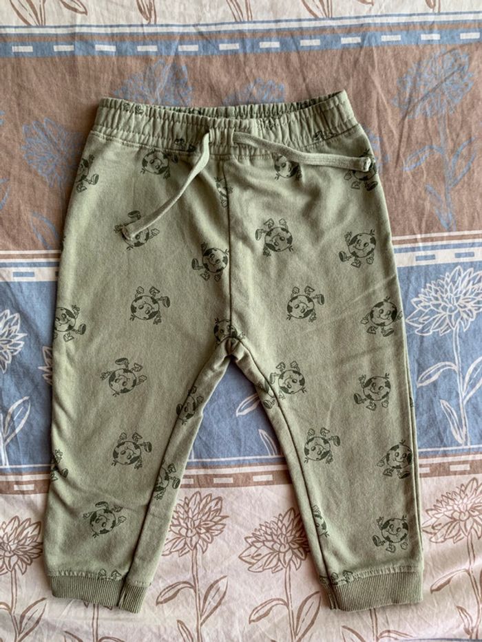 Pantalon jogging tex 23 mois vert
