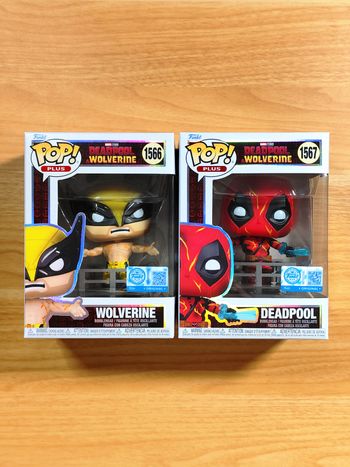 Marvel Studios : Deadpool & Wolverine - Lot de 2 Funko Pop! Plus