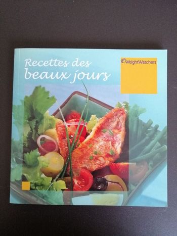 Livre de recettes Weight Watchers Recettes des beaux jours en très bon état