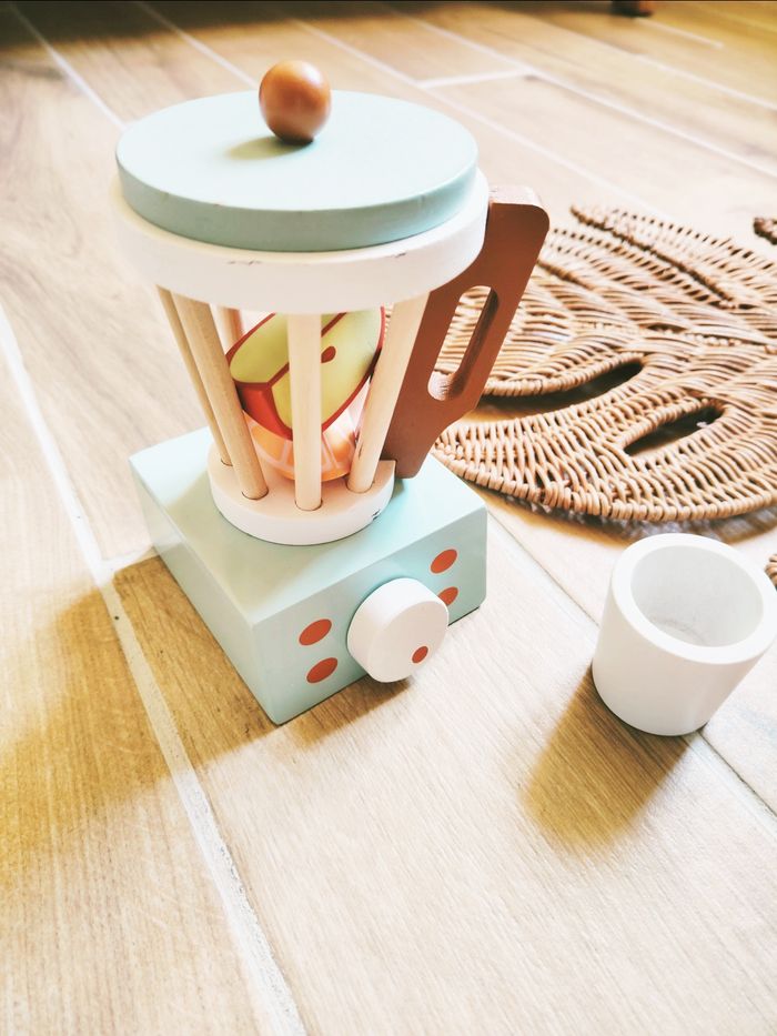 🍊Dinette Mixeur blender avec fruits en bois - photo numéro 2
