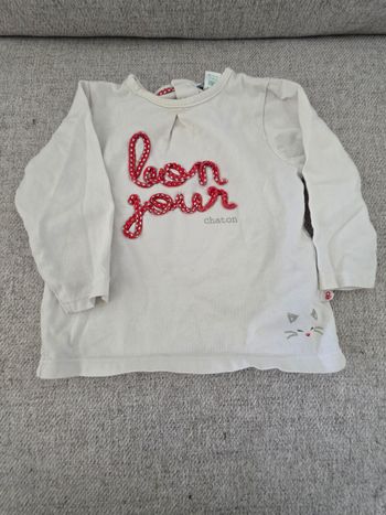 Tee-shirt manche longue Taille 6 mois 