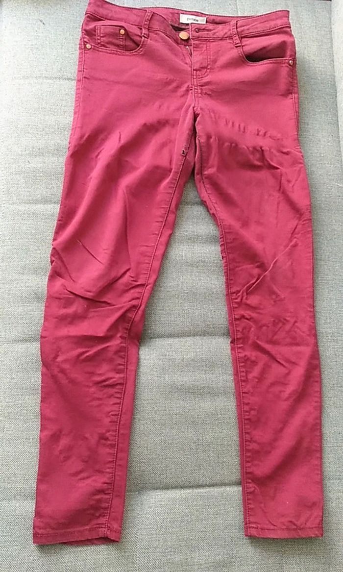 Pantalon bordeaux