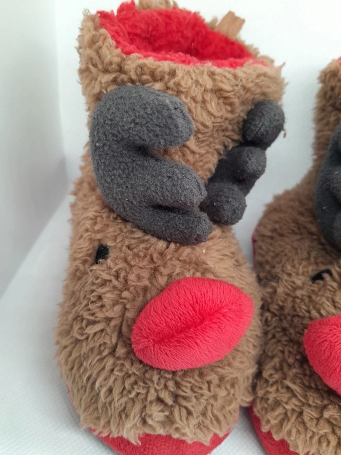 Chaussons rêne de Noël - photo numéro 3
