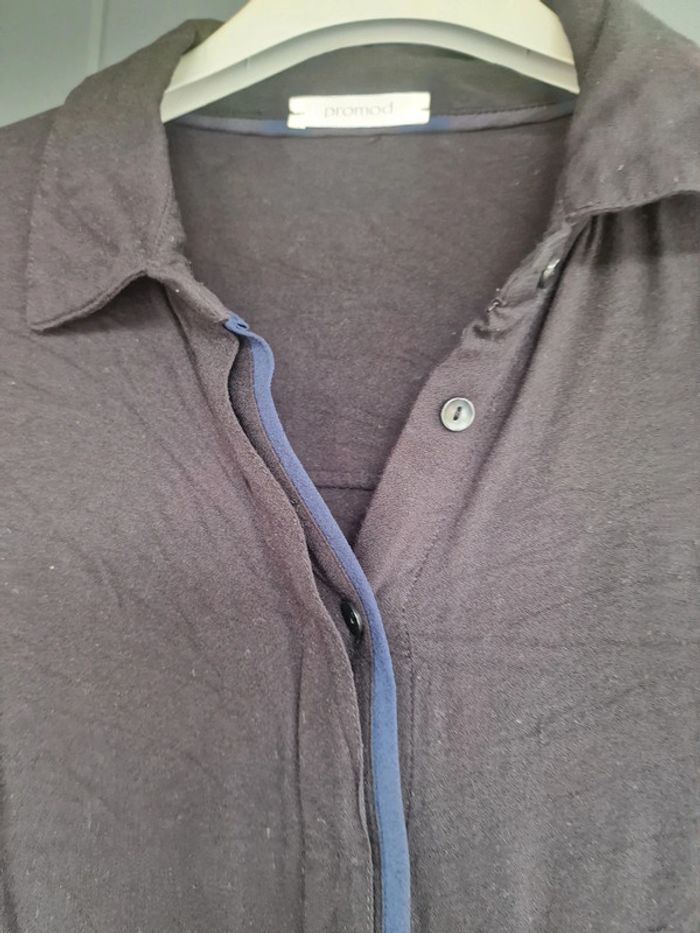 Chemise noir et bleu marine - photo numéro 8