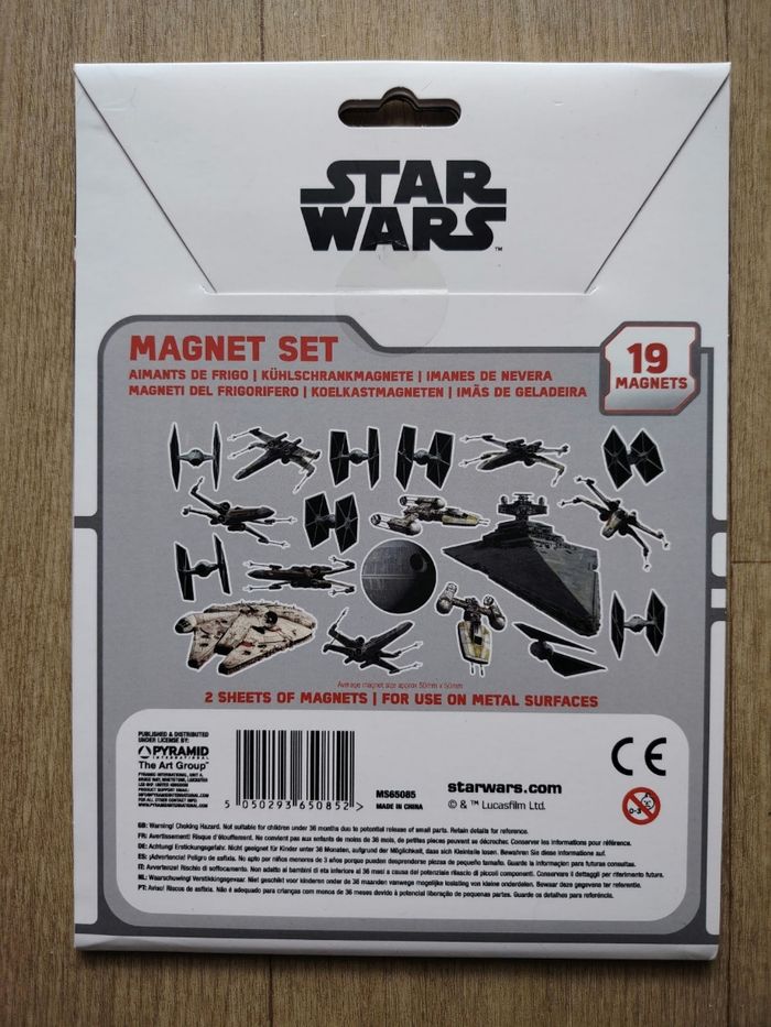 Set de 19 magnets star wars sous pochette scellée - photo numéro 2