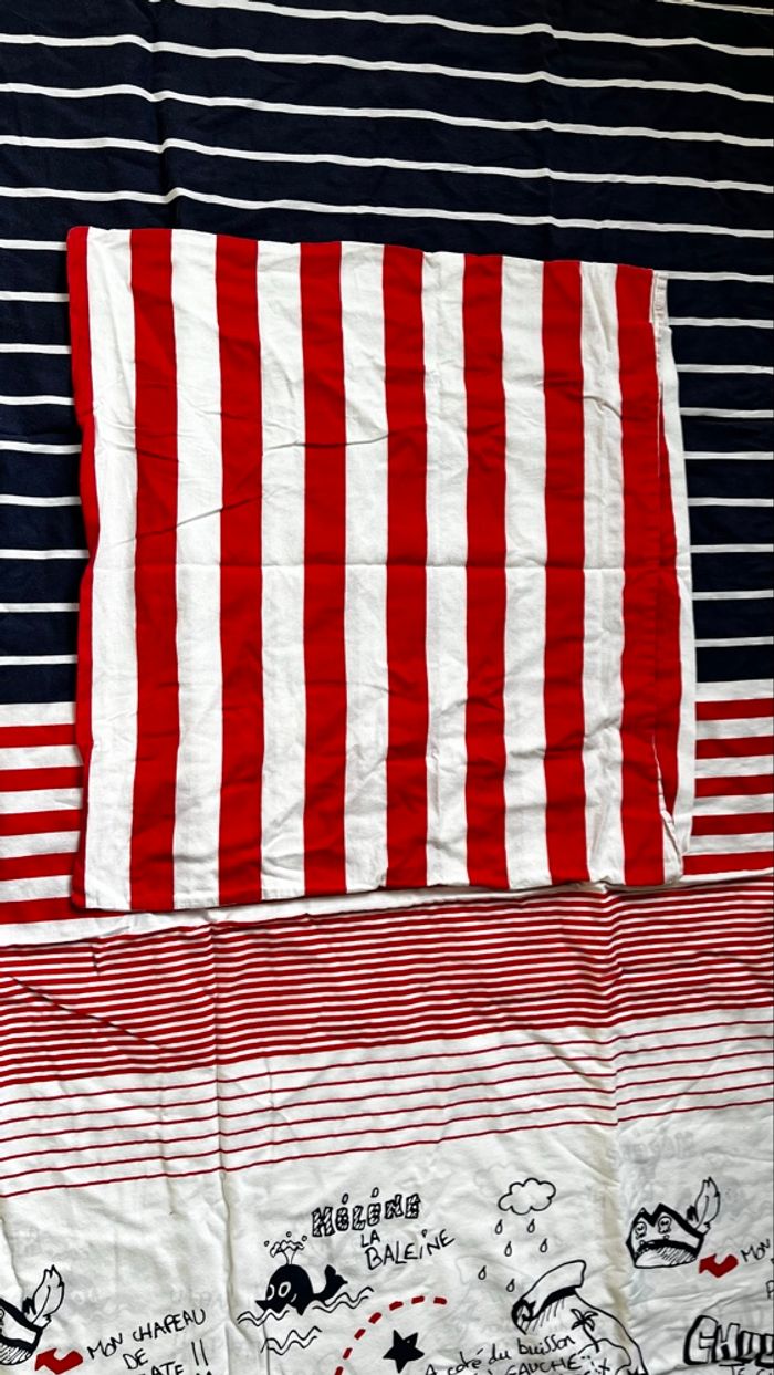 Housse de couette + taie d’oreille enfant thème pirate - photo numéro 3