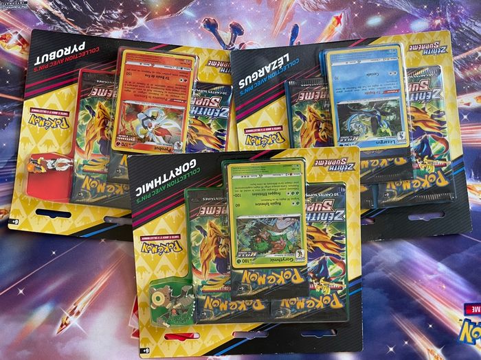 Lot 3 tripacks Zenith suprême en Artset Pokémon - photo numéro 1