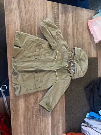 Manteau demi saison vert clair