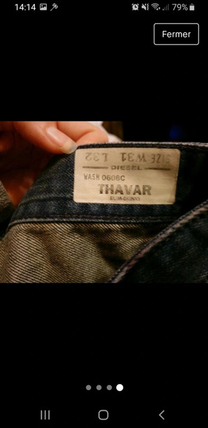 Sublime slim vintage diesel neuf valeur 170e - photo numéro 4