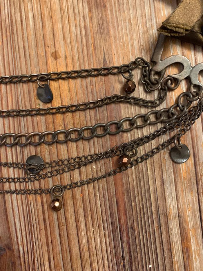 Ceinture bijou marron - photo numéro 7