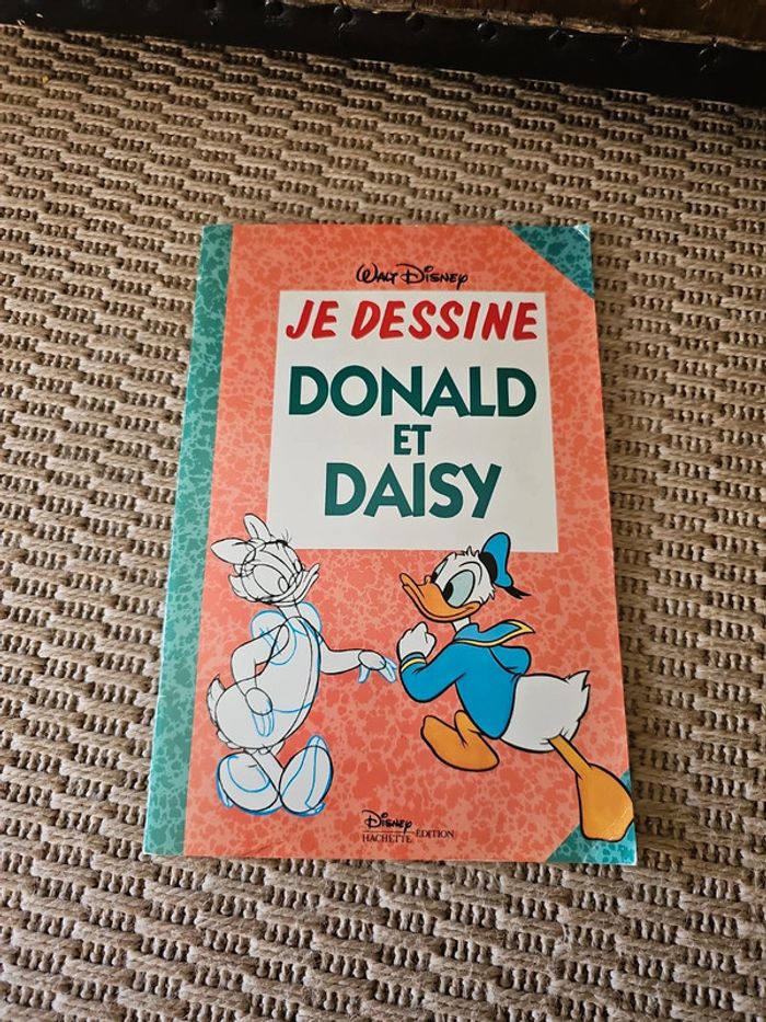 Livre je dessine Donald et daisy vintage - photo numéro 2