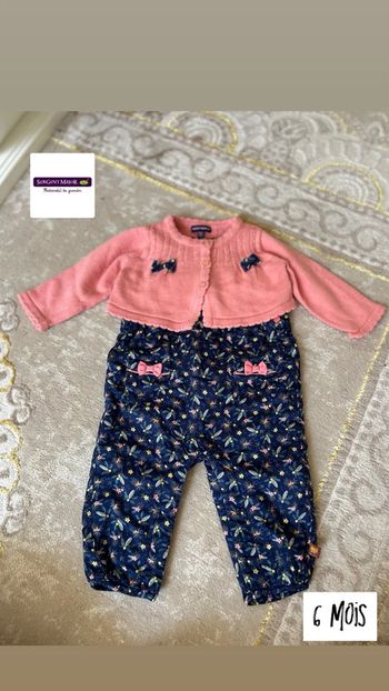 Ensemble Sergent major taille 6 mois