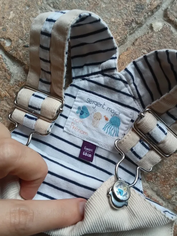 🌹salopette sergent major 6 mois 🌹 - photo numéro 2